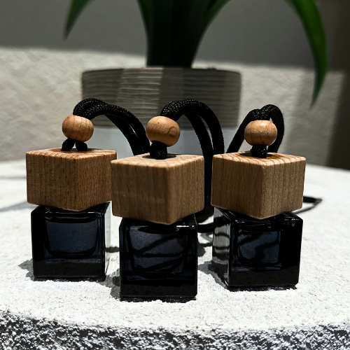 Black Glass Hanging Pendant Diffuser