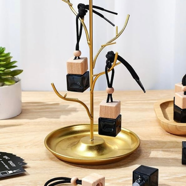 Black Glass Hanging Pendant Diffuser