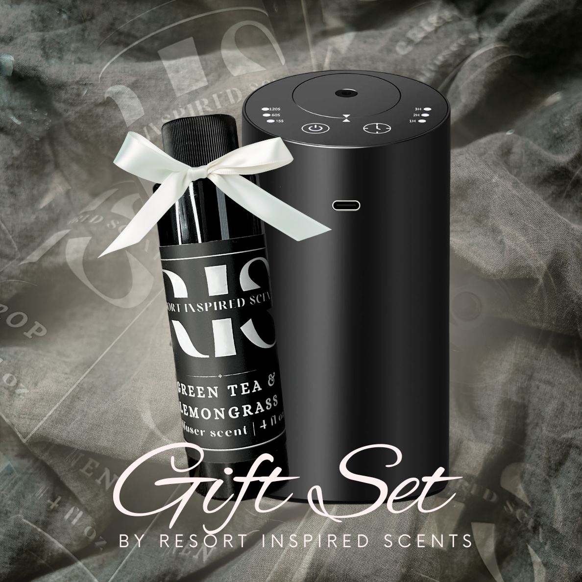 Compact Diffuser and Scent Gift Set Bundle